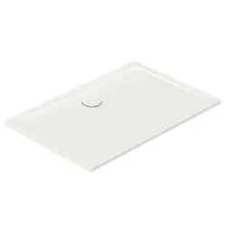 Brodzik prostokątny Sanplast B/FREE 80 x 100 x 2,5 cm biały ze stelażem STB